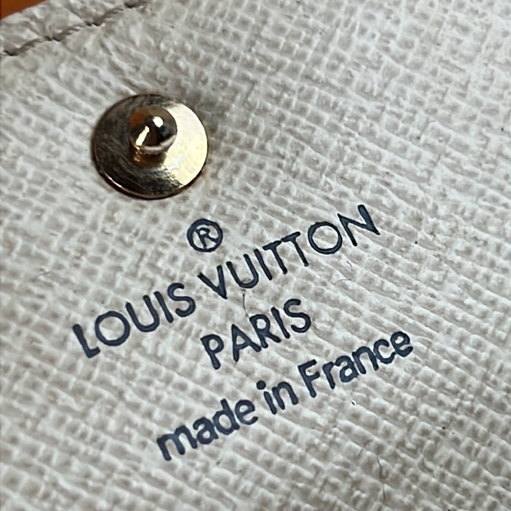 Auth. Louis Vuitton Damier Azul 4 Hook Ring Key Holder Case Wallet Multicles LV - Picture 7 of 17